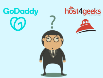 GoDaddy vs Host4Greeks Comparison blog 2023