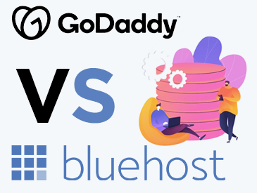 Bluehost and GoDaddy comparison of 2023