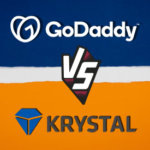 Krystal Hosting versus GoDaddy comparison blog 2023