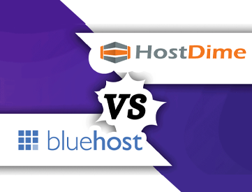 Bluehost versus HostDime