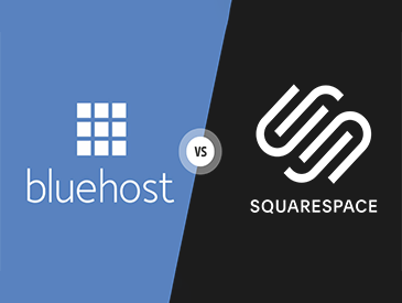 Squarespace versus Bluehost comparison blog
