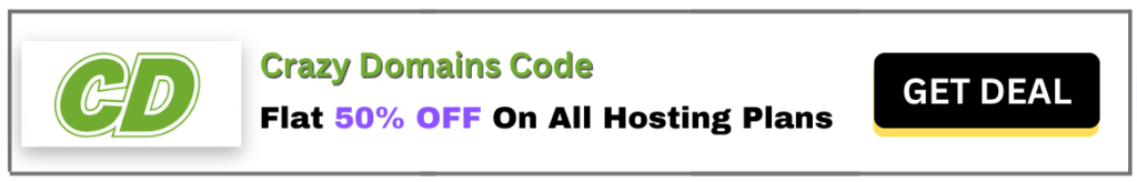 Crazy Domains Promo Code